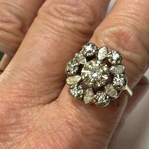 375554 14k Yg With Wg Diam Design